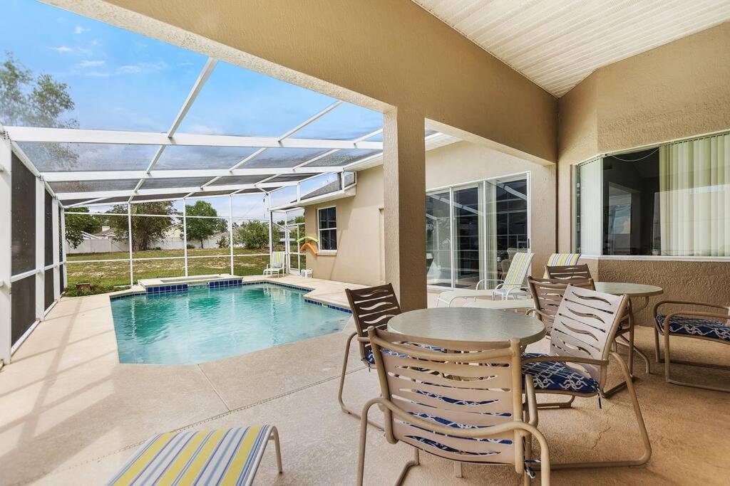 Spacious Disney Themed 5Bed Villa! Private Heated Enclosed Pool/Spa/Bbq! 达文波特 外观 照片