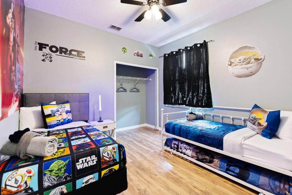Spacious Disney Themed 5Bed Villa! Private Heated Enclosed Pool/Spa/Bbq! 达文波特 外观 照片