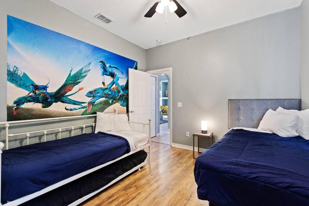 Spacious Disney Themed 5Bed Villa! Private Heated Enclosed Pool/Spa/Bbq! 达文波特 外观 照片