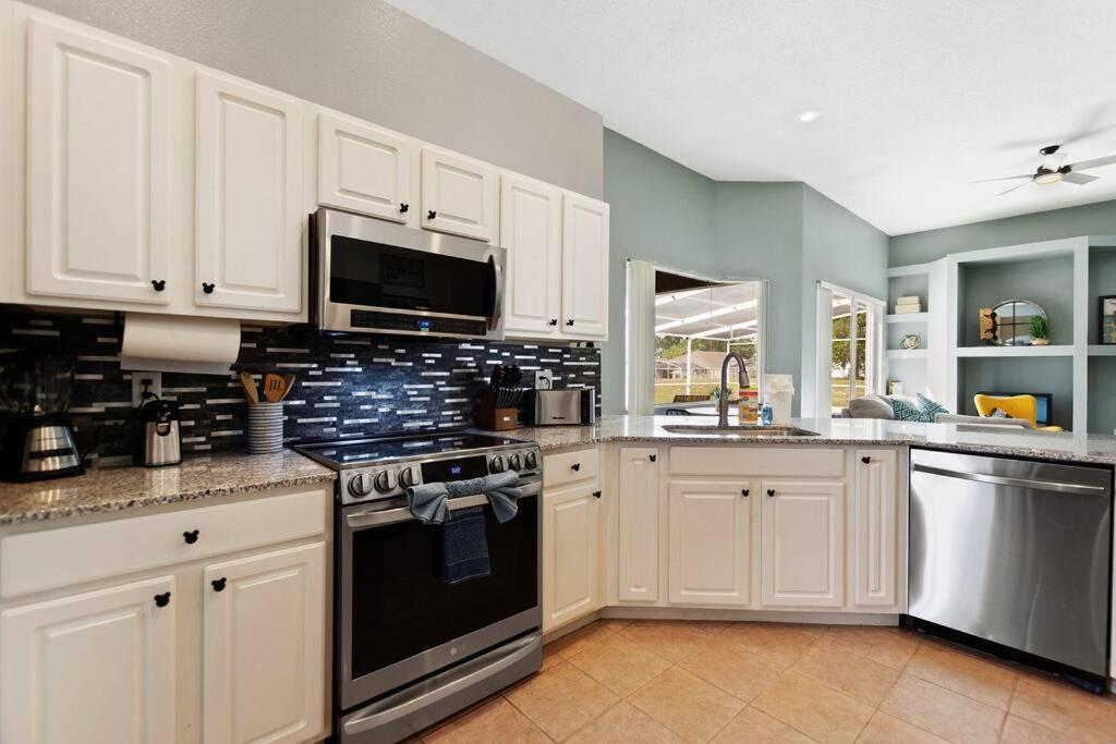 Spacious Disney Themed 5Bed Villa! Private Heated Enclosed Pool/Spa/Bbq! 达文波特 外观 照片